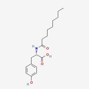 카프릴타이로신아마이드 PubChem 분자구조식