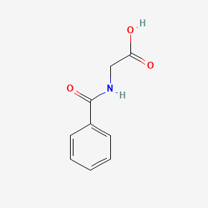 히푸릭애씨드 PubChem 분자구조식