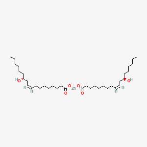 징크리시놀리에이트 PubChem 분자구조식