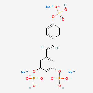 트라이소듐레스베라트롤트라이포스페이트 PubChem 분자구조식