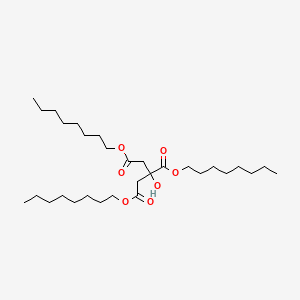 트라이카프릴릴시트레이트 PubChem 분자구조식