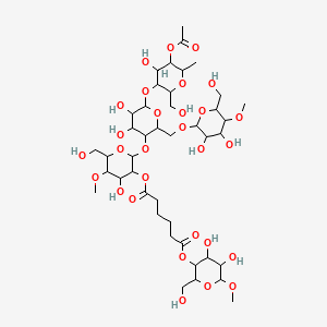 스타치아세테이트/아디페이트 PubChem 분자구조식