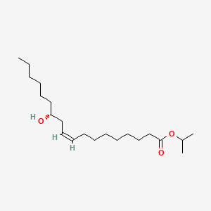아이소프로필리시놀리에이트 PubChem 분자구조식