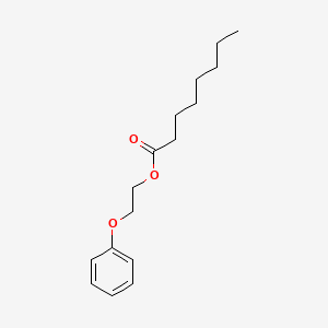 페녹시에틸카프릴레이트 PubChem 분자구조식