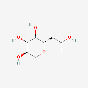 하이드록시프로필테트라하이드로피란트라이올 PubChem 분자구조식