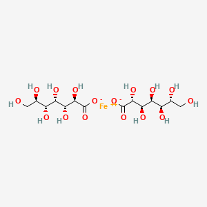 페러스글루코헵토네이트 PubChem 분자구조식