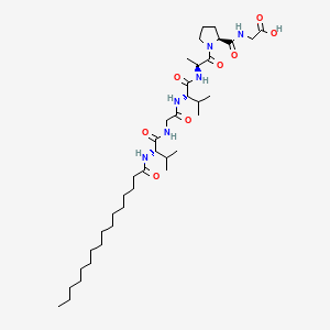 팔미토일헥사펩타이드-12 PubChem 분자구조식