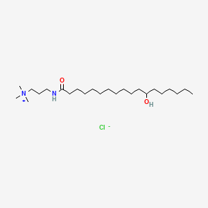 하이드록시스테아라미도프로필트라이모늄클로라이드 PubChem 분자구조식