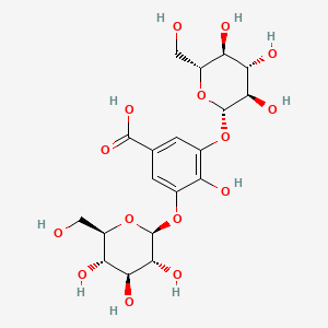 다이글루코실갈릭애씨드 PubChem 분자구조식
