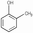 o-크레졸 KCIA 분자구조식