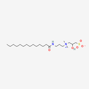 미리스타미도프로필하이드록시설테인 PubChem 분자구조식