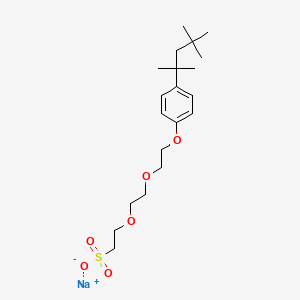 소듐옥톡시놀-2에탄설포네이트 PubChem 분자구조식