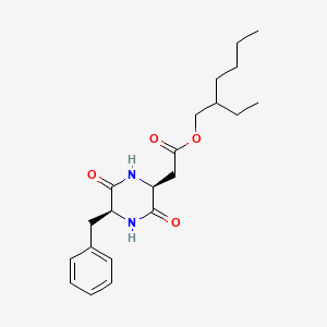 에틸헥실벤질다이옥소피페라질아세테이트 PubChem 분자구조식