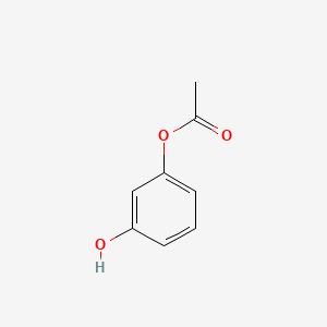 레조시놀아세테이트 PubChem 분자구조식