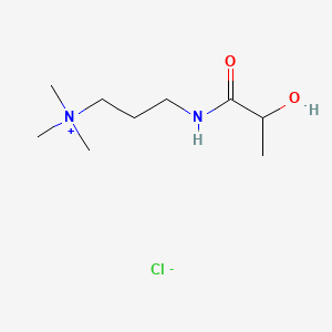 락타미도프로필트라이모늄클로라이드 PubChem 분자구조식