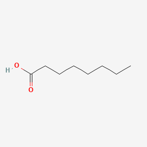 카프릴릭애씨드 PubChem 분자구조식