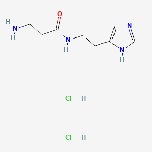 데카르복시카르노신에이치씨엘 PubChem 분자구조식