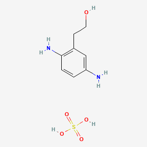 하이드록시에틸-p-페닐렌다이아민설페이트 PubChem 분자구조식