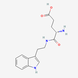 글루타밀아미도에틸인돌 PubChem 분자구조식