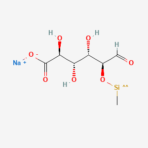 소듐만누로네이트메틸실란올 PubChem 분자구조식