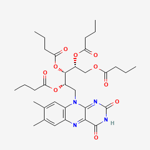 리보플라빈테트라부티레이트 PubChem 분자구조식