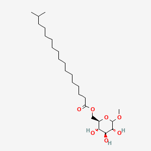 메틸글루코오스아이소스테아레이트 PubChem 분자구조식