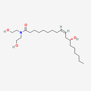 리시놀레아마이드디이에이 PubChem 분자구조식