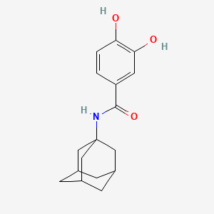 아다만타닐다이하이드록시벤즈아마이드 PubChem 분자구조식