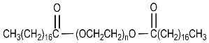 피이지-40다이스테아레이트 KCIA 분자구조식