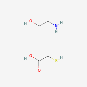 에탄올아민티오글라이콜레이트 PubChem 분자구조식