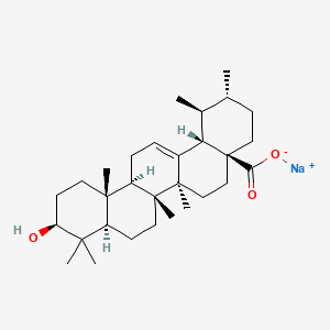 소듐우르솔레이트 PubChem 분자구조식
