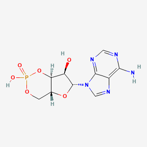아데노신사이클릭포스페이트 PubChem 분자구조식