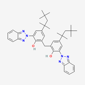 메칠렌비스-벤조트리아졸릴테트라메칠부틸페놀 PubChem 분자구조식