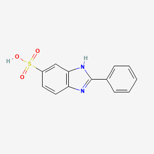 페닐벤즈이미다졸설포닉애씨드 PubChem 분자구조식