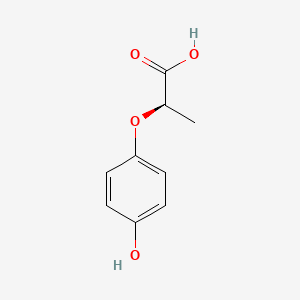 하이드록시페녹시프로피오닉애씨드 PubChem 분자구조식