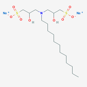 다이소듐라우리미노비스하이드록시프로필설포네이트 PubChem 분자구조식