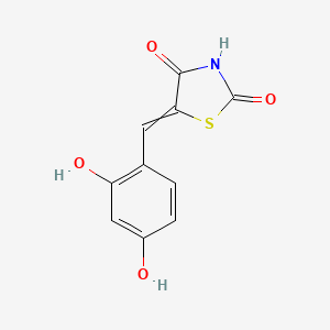 다이하이드록시벤질리딘티아졸리딘다이온 PubChem 분자구조식