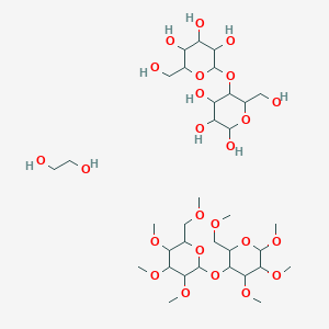 메틸하이드록시에틸셀룰로오스 PubChem 분자구조식
