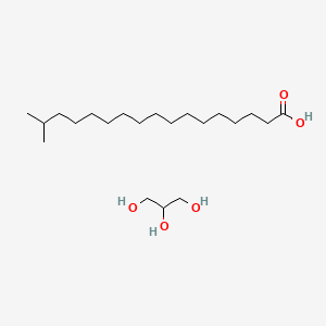 글리세릴아이소스테아레이트 PubChem 분자구조식