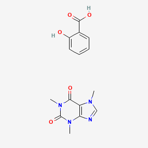카페인살리실레이트 PubChem 분자구조식