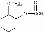 2-t-부틸사이클로헥실아세테이트 KCIA 분자구조식
