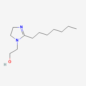 카프릴릴하이드록시에틸이미다졸린 PubChem 분자구조식
