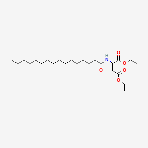 다이에틸팔미토일아스파테이트 PubChem 분자구조식