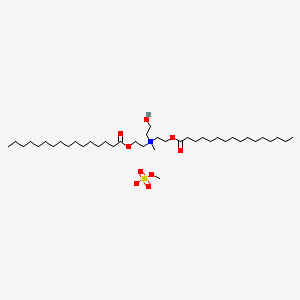 다이팔미토일에틸하이드록시에틸모늄메토설페이트 PubChem 분자구조식
