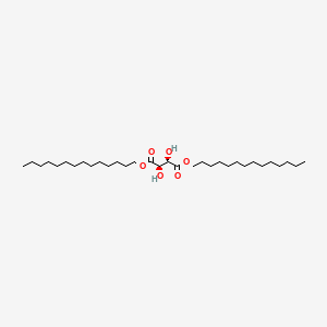 다이미리스틸타트레이트 PubChem 분자구조식