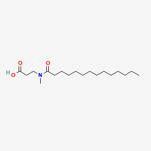 미리스토일메틸베타-알라닌 PubChem 분자구조식