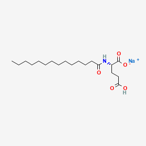 소듐미리스토일글루타메이트 PubChem 분자구조식