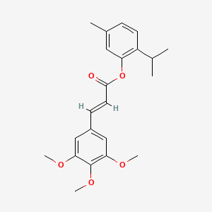 티몰트라이메톡시신나메이트 PubChem 분자구조식