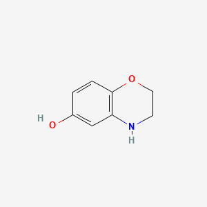 하이드록시벤조모르폴린 PubChem 분자구조식