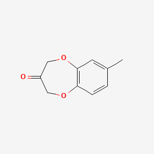 메틸벤조다이옥세피논 PubChem 분자구조식